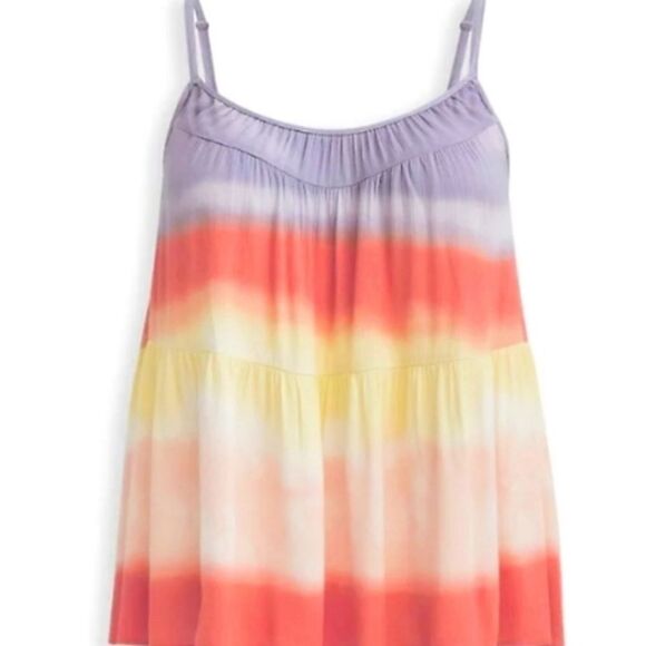 TORRID TIERED SWING TANK BEACH STRIPE - Picture 1 of 7